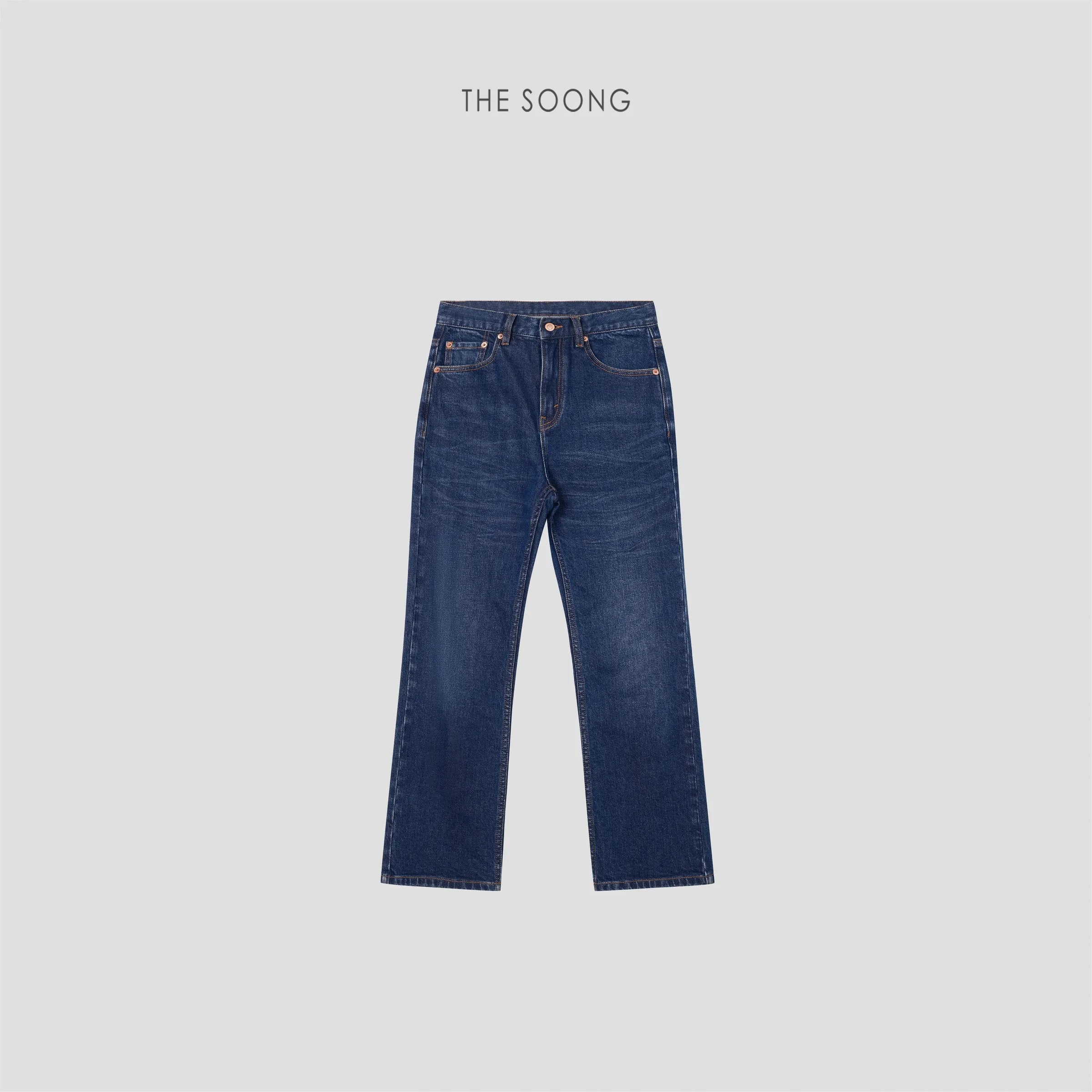 THESOONG Italian Candiani Mid-Rise Stretch Denim Jeans - 9094