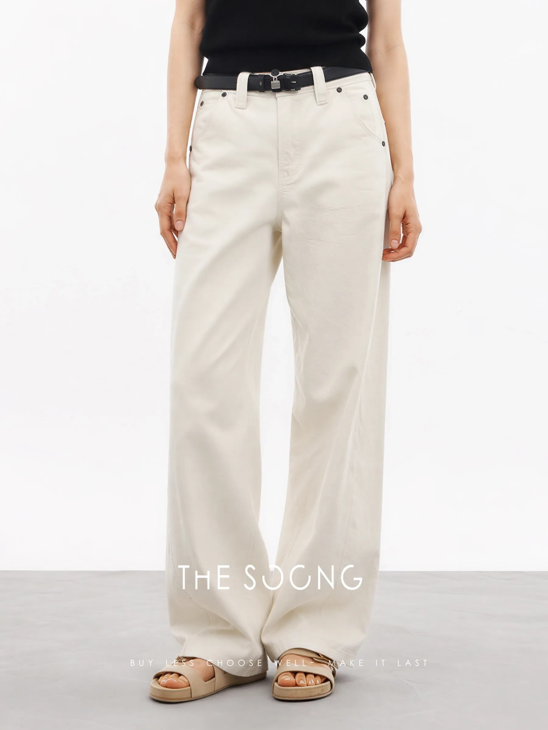 THESOONG “Coconut Pants” Clean Fit Washed Vintage Denim Jeans - 8910 alternate view